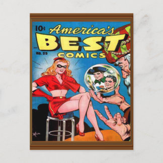 Probleem 25 Beste superheld Comic America Briefkaart
