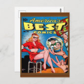 Probleem 25 Beste superheld Comic America Briefkaart (Voorkant / Achterkant)