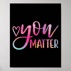 Probleem - Mental Health Awareness Inspirerend GI Poster