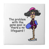 Probleem met de genenpool tegeltje (Voorkant)