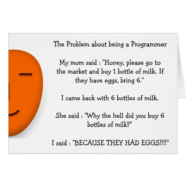 Probleem met een programmeur Funny Mam Joke (Voorkant Horizontaal)