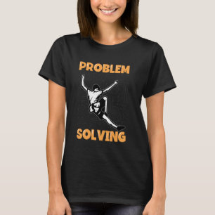 Probleem met het oplossen van de bergklimmand t-shirt