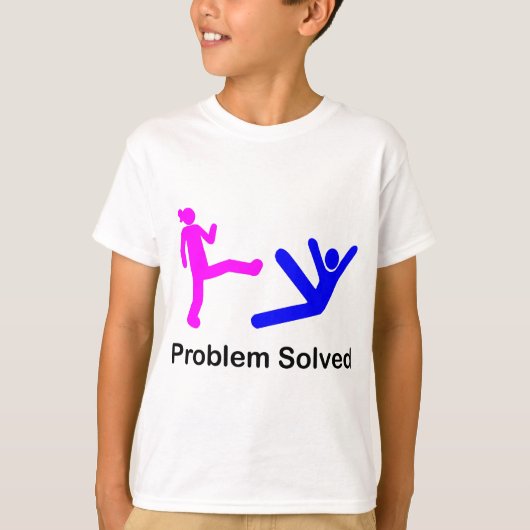 Probleem opgelost t-shirt (Voorkant)