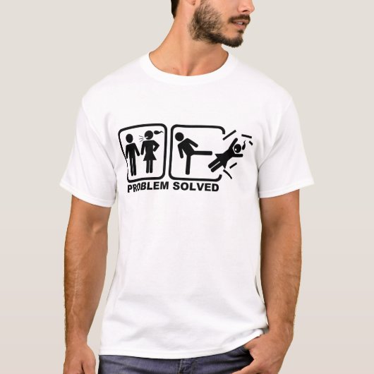 Probleem opgelost t-shirt (Voorkant)