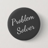 Probleem Solver Button Grijs Wit (Voorkant)