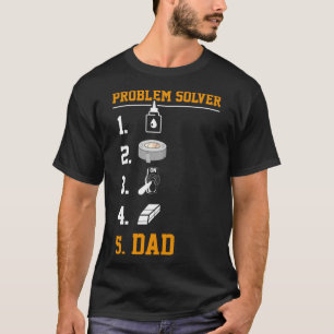 Probleem Solver Duct Tape Papa Papa Grappen T-shirt
