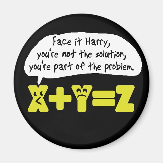 Problem Funny Wiskunde Magneet (Voorkant)