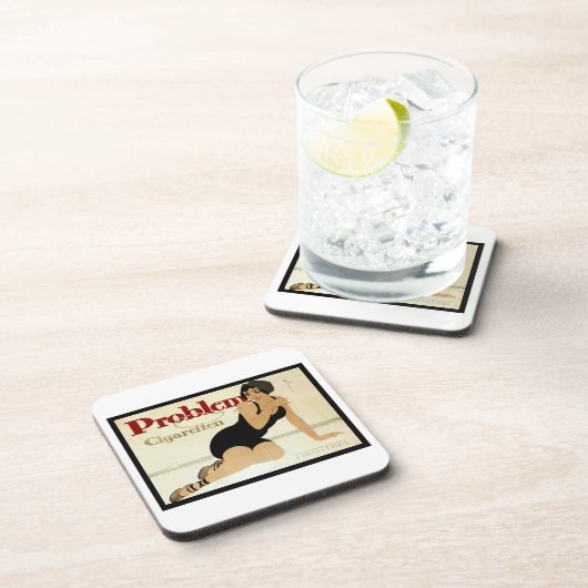 Problem Sigarette Ad Bier Onderzetter (Rechterzijde)