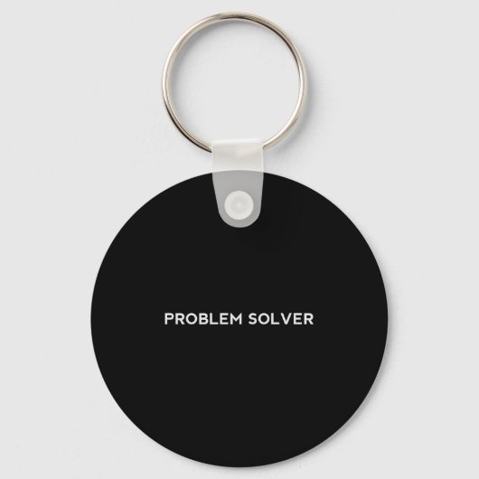 Problem Solver Sitive Attitude Action Entrepreneur Sleutelhanger (Voorkant)