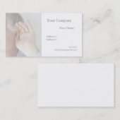 problème d'audition carte de visite (Devant / Derrière)