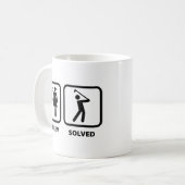 Problème résolu Golfing Coffee Mug (Devant gauche)