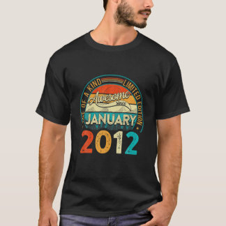 problemen Geweldige sinds januari 2012 9 jaar T-shirt