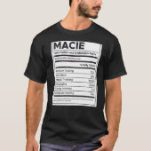 Problemen met Macie-voedingsinformatie Oplossen ha T-shirt (Voorkant)