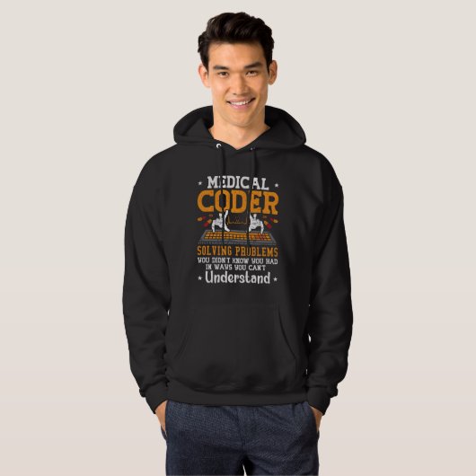 Problemen met medische codering oplossen Hulp-code Hoodie (Voorkant volledig)
