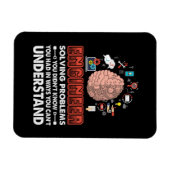 Problemen oplossen door technicus magneet (Horizontaal)