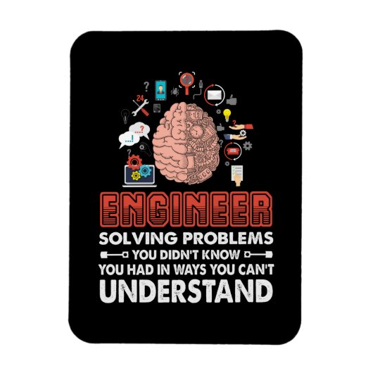 Problemen oplossen door technicus magneet (Verticaal)