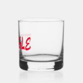 PROBLEMEN | Rode Graffiti Whiskey Glas (Links)