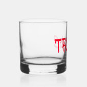 PROBLEMEN | Rode Graffiti Whiskey Glas (Rechts)