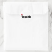 Problemen Ronde Sticker (Tas)