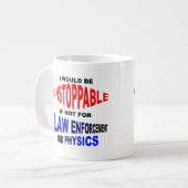 Problèmes Inarrêtables Mug Drôle (Devant gauche)