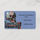 Problèmes informatiques Cartes de visite du logo b (Dos)