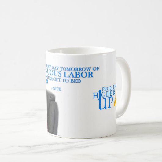 Problèmes plus haut Nick Mug (Devant droit)