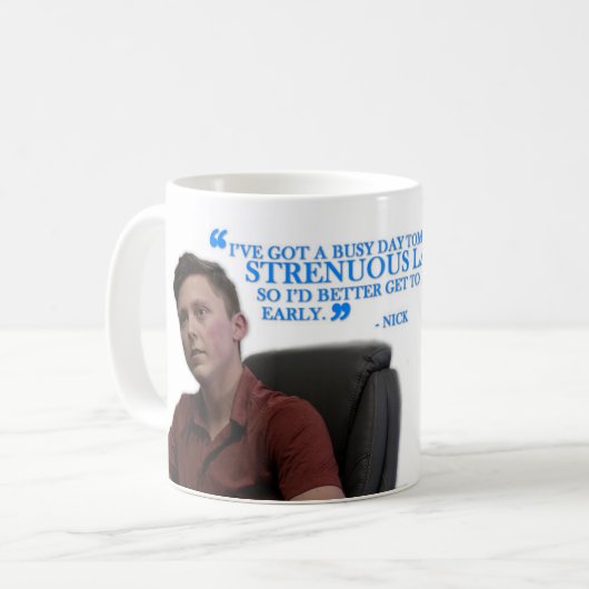 Problèmes plus haut Nick Mug (Devant gauche)