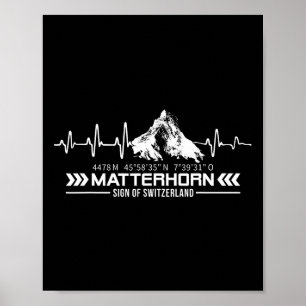 Problemhorn Zwitserland Alpen Zermatt Wandeltocht Poster