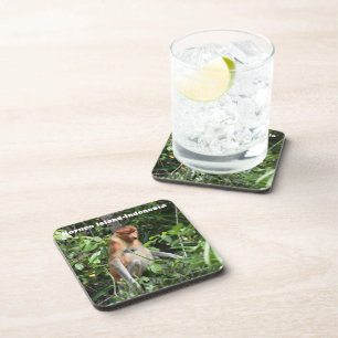 Proboscis Monkey Borneo Bier Onderzetter