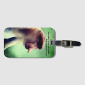 Proboscis Monkey denkt aan reizen Bagagelabel (Voorkant (horizontaal))