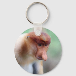 Proboscis monkey Labuk Bay Borneo Sleutelhanger