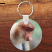 Proboscis monkey Labuk Bay Borneo Sleutelhanger (Voorkant)