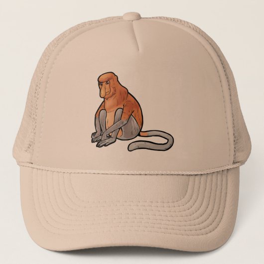 Proboscis Monkey Trucker Pet (Voorkant)