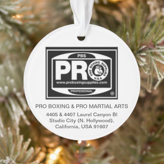 #PROBOXING & #PROMARTIALARTS ORNAMENT (Boom)