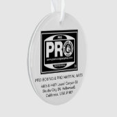 #PROBOXING & #PROMARTIALARTS ORNAMENT (voorkant)