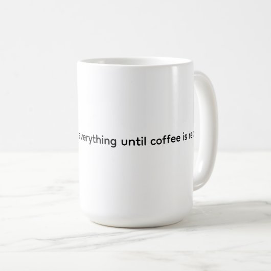 ProCaffeinate: Mok (Voorkant rechts)