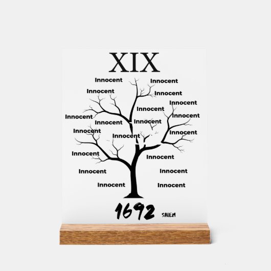 Procès de sorcières Salem (Recto)