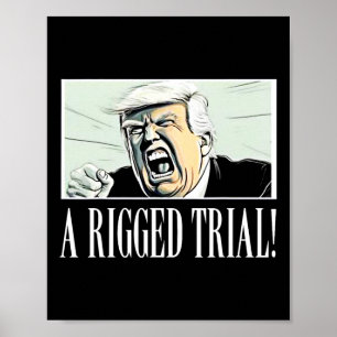 Proces gemanipuleerd!!! Trump 2024 Maga Sarcastic Poster