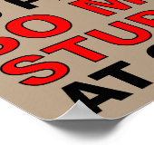 Proces uw Poster voor ondoorzichtig gebruik (Hoek)