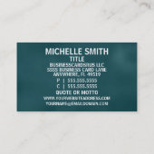 Process Server Elegant Name Bord Visitekaartje (Achterkant)