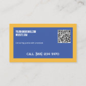 Processervice Aangepaste QR Visitekaartje (Achterkant)