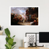 Processie aan Roiall Justs Holden in Smithfiel Poster (Thuiskantoor)