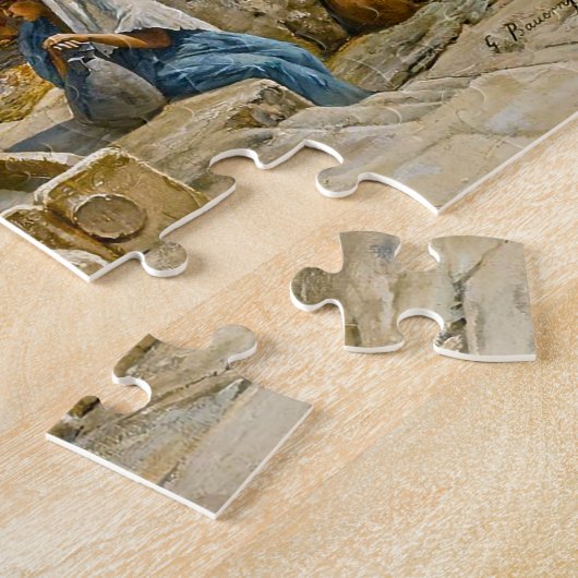 Processie in Jaffa | Gustav Bauernfeind | Legpuzzel (Zijkant)