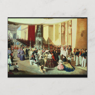 Processie van Corpus Christi in Sevilla Briefkaart