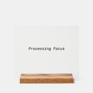Processing Focus Minimalistische Schrijfmachine Acryl Bord