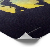 Procession au petit-déjeuner poster Zombie Silhoue (Coin)