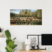 Procession in St. Mark's Square, 1496 Poster (Thuiskantoor)