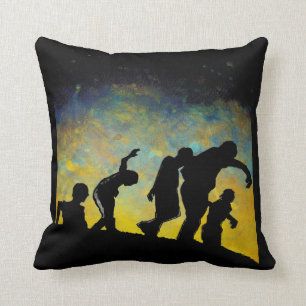 Procession pour le petit déjeuner Coussin Zombie S
