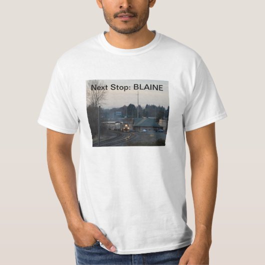 Prochain arrêt, Blaine, T-shirt de WA (Devant)