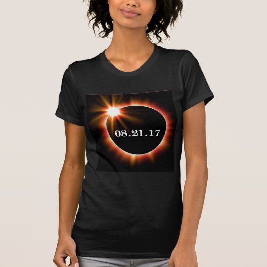 Prochain T-shirt de niveau d'éclipse de cou du (Devant)